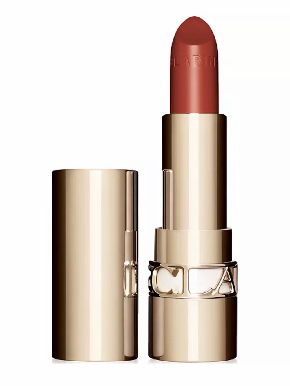 NEW! Clarins Joli Rouge Satin Lipstick in Spicy Cinnamon 737 - Picture 1 of 13